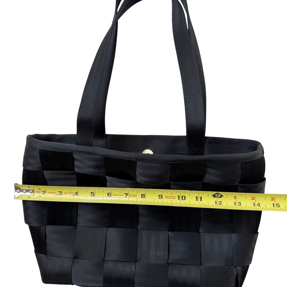 Original Seatbelt Bag Black Woven Tote Purse Built in USA Shoulder Handbag - Picture 14 of 16